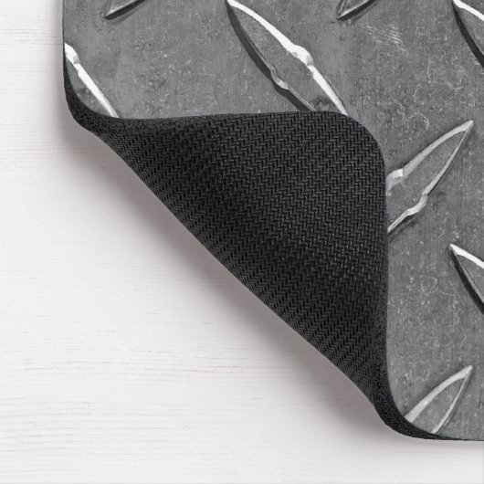 Edelstahl-Diamantplatte Mousepad (Ecke)