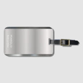 Edelstahl-Edelmetall-Edelmetall Gepäckanhänger (Vorderseite (Horizontal))