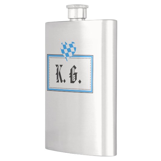 Edelstahl Flachmann (Links)