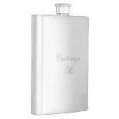 Edelstahl Flachmann (Rechts)