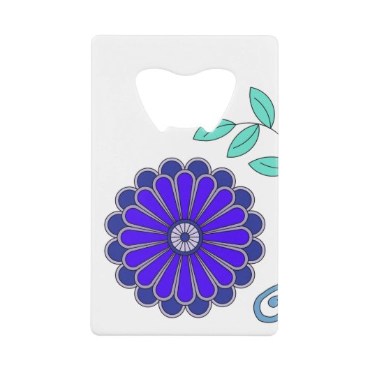 Edelstahl-Flaschenöffner mit Kunst Geldbeutel Flaschenöffner (Vorderseite)