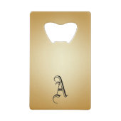 Edelstahl-Flaschenöffner mit Monogramm Geldbeutel Flaschenöffner (Rückseite)