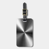 Edelstahl Gepäckanhänger (Vorderseite vertikal)
