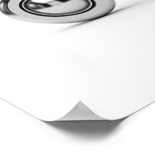 Edelstahl-Gewindespinner Poster (Ecke)