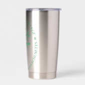 Edelstahl-isolierter Schuster mit grünem Siegel Thermobecher (Links)