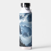Edelstahl-Isolierwasserflasche mit nebliger Trinkflasche (Links)