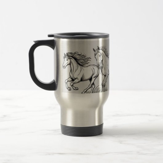  (Edelstahl-Kaffeereisemug Reisebecher (Links)