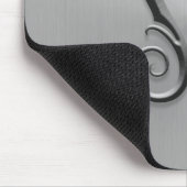 Edelstahl-Löwe-Symbol Mousepad (Ecke)