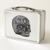 Edelstahl-Lunchbox Metall Brotdose (Rückseite)