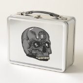Edelstahl-Lunchbox Metall Brotdose (Vorderseite)