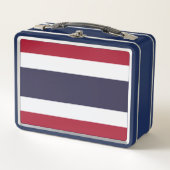 Edelstahl-Lunchbox mit Flagge Thailands Metall Brotdose (Vorderseite)