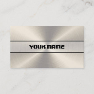 Edelstahl-Metall Visitenkarte