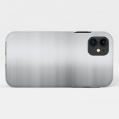 Edelstahl-Metallblick Case-Mate iPhone Hülle (Rückseite (Horizontal))