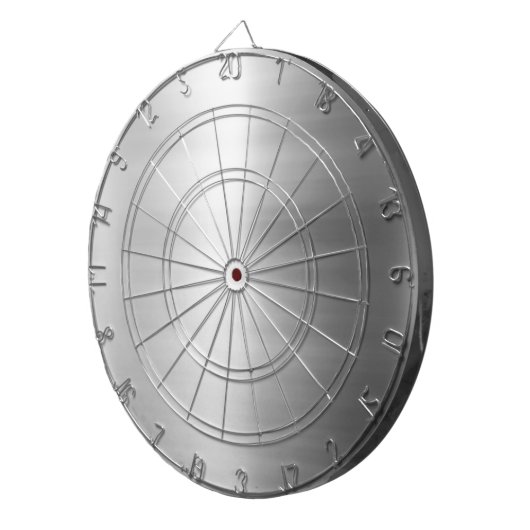 Edelstahl-Metallblick Dartscheibe (Vorderseite rechts)