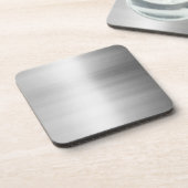 Edelstahl-Metallblick Getränkeuntersetzer (Linke Seite)