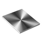 Edelstahl Notizblock (angewinkelt)