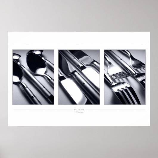 Edelstahl Poster (Vorne)