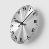 Edelstahl Runde Wanduhr (Winkel)