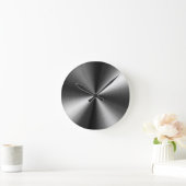 Edelstahl Runde Wanduhr (Zuhause)