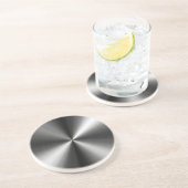 Edelstahl Sandstein Untersetzer (Seite)