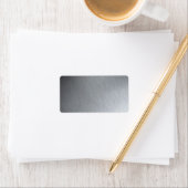 Edelstahl-Textur mit Lichteffekten Adressaufkleber (Insitu)