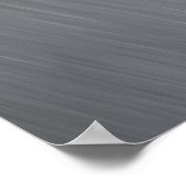 Edelstahl-Textur mit Lichteffekten Poster (Ecke)