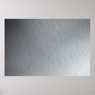 Edelstahl-Textur mit Lichteffekten Poster