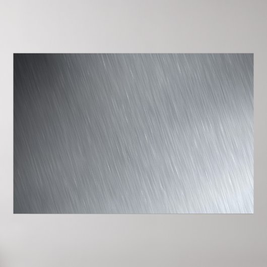 Edelstahl-Textur mit Lichteffekten Poster (Vorne)