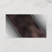 Edelstahl-und Eisen-Visitenkarten Visitenkarte (Rückseite)