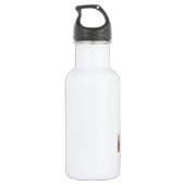 Edelstahl-Wasser-Flasche gepflanzt im Glauben Edelstahlflasche (Rückseite)