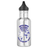 Edelstahl-Wasserflasche Digital Nomad Edelstahlflasche (Links)