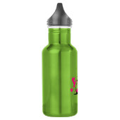 Edelstahl-Wasserflasche  Edelstahlflasche (Links)