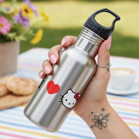 Edelstahl-Wasserflasche Kitty Edelstahlflasche