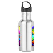 Edelstahl-Wasserflasche Yes Graffiti Edelstahlflasche (Rückseite)