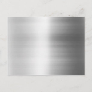 Edelstahlaussehen Postkarte