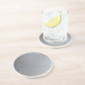 Edelstahlbeschaffenheit mit untersetzer (Seite)