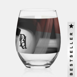 Edelstahlglas Abstrakte Kunst, Dichtung und Musik Weinglas Ohne Stiel