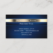 Edelstahlgold  visitenkarte (Rückseite)