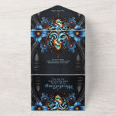 Edelstahlherz All In One Einladung (Außenbereich)