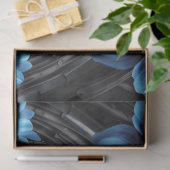 Edelstahlherz Seidenpapier (Geschenk)