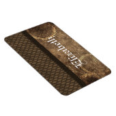 Edelstahlmatte Premium Magnet, braun Magnet (Rechte Seite)