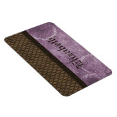 Edelstahlmatte Premium Magnet, Lila Magnet (Rechte Seite)