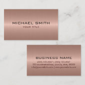 Edelstahlmetall 2 visitenkarte (Vorne/Hinten)