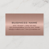 Edelstahlmetall 2 visitenkarte (Rückseite)