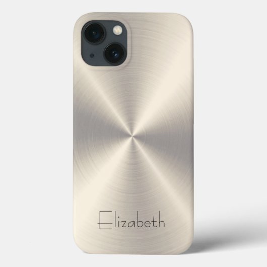 Edelstahlmetall Case-Mate iPhone Hülle (Rückseite)