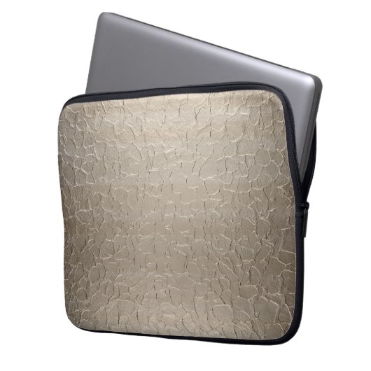 Edelstahlmetall Laptopschutzhülle (Vorderseite Links)