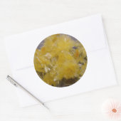 Edelstein2 - Maßgeschneidert Runder Aufkleber (Umschlag)