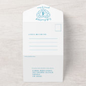 Edelstein 4. Hochzeitstag All In One Einladung (Außenbereich)