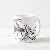 Edelstein-Bienen-Tasse Kaffeetasse (VorderseiteRechts)