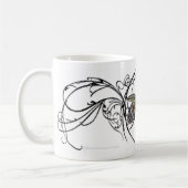 Edelstein-Bienen-Tasse Kaffeetasse (Links)